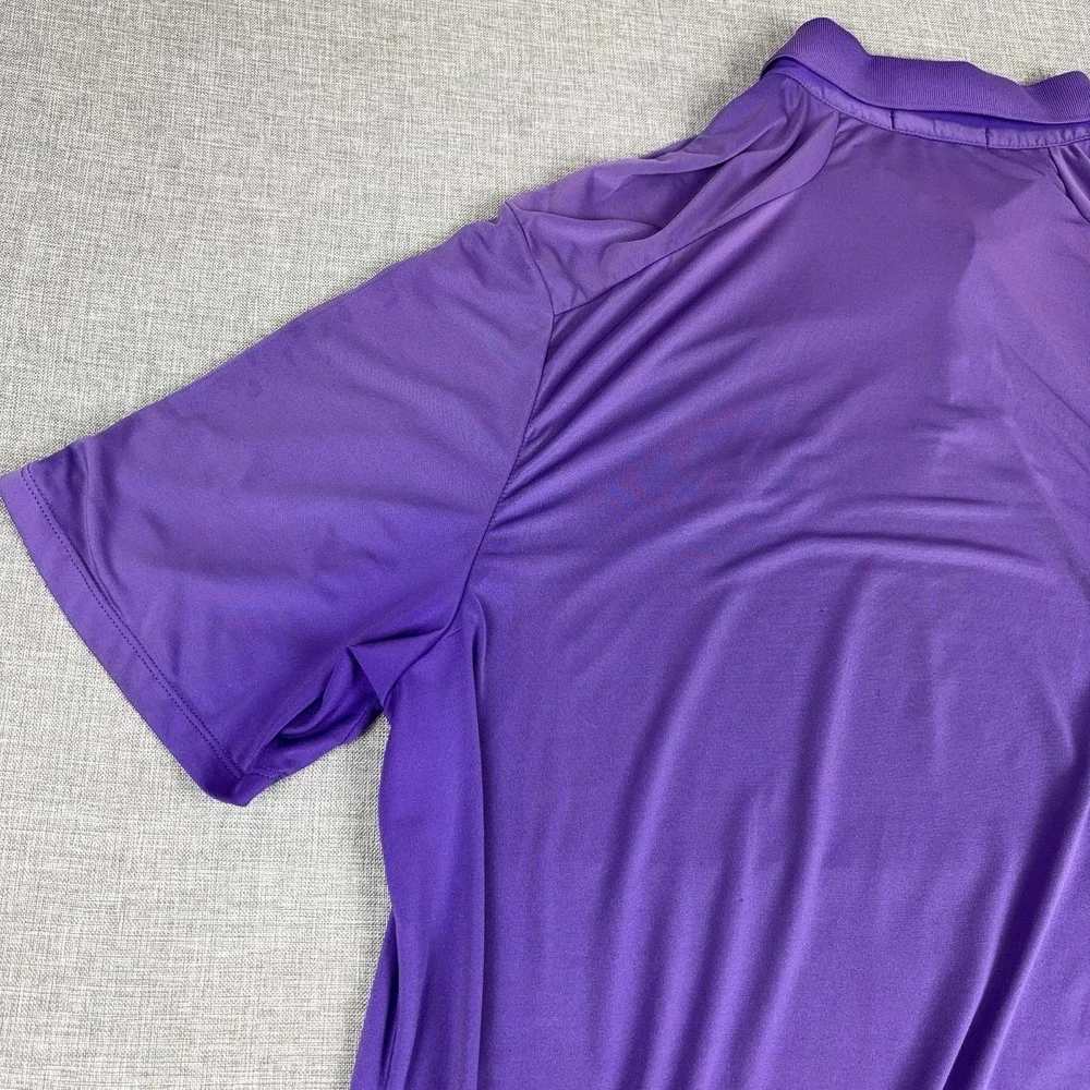 RLX Ralph Lauren Polo Shirt Mens XL Purple Seminole Golf Short Sleeve Logo